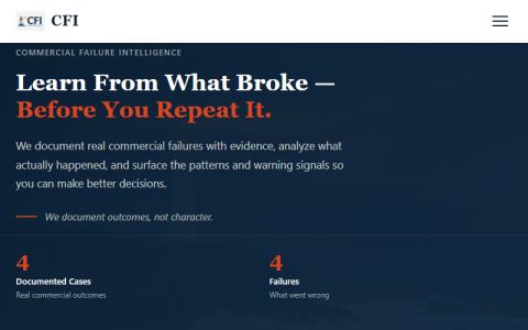 Live preview of failure.datumharbor.com