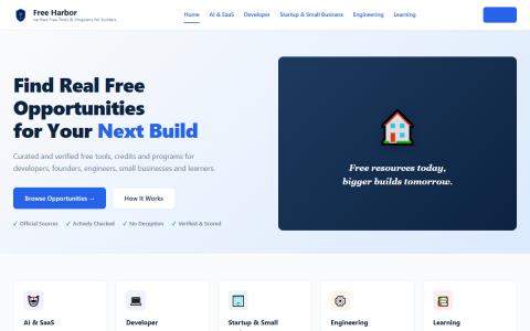 Live preview of free.datumharbor.com